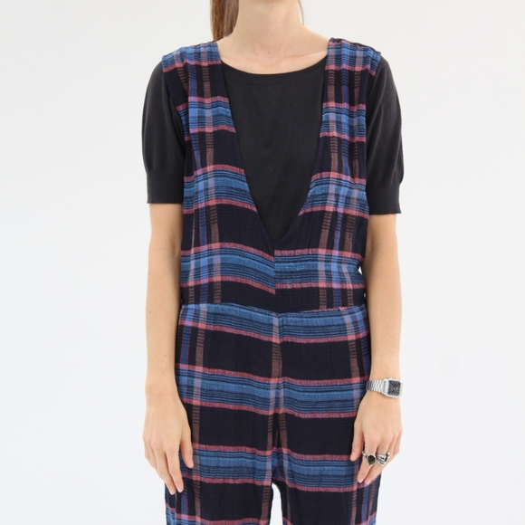 Ace & Jig hot cross romper in river - Picture 3 of 4